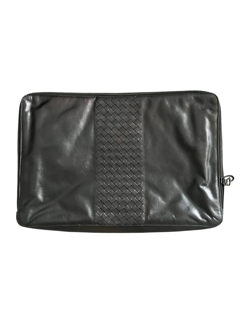 BOTTEGA VENETA Intrecciato and Calf Leather Document Holder